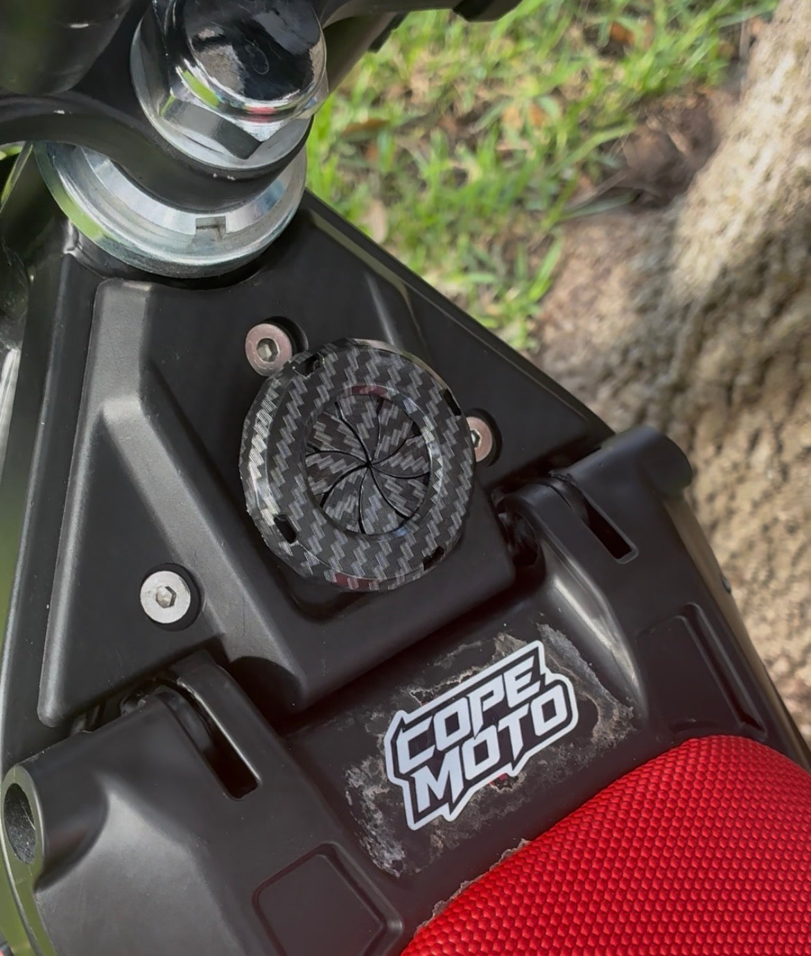 Carbon fiber ignition cover